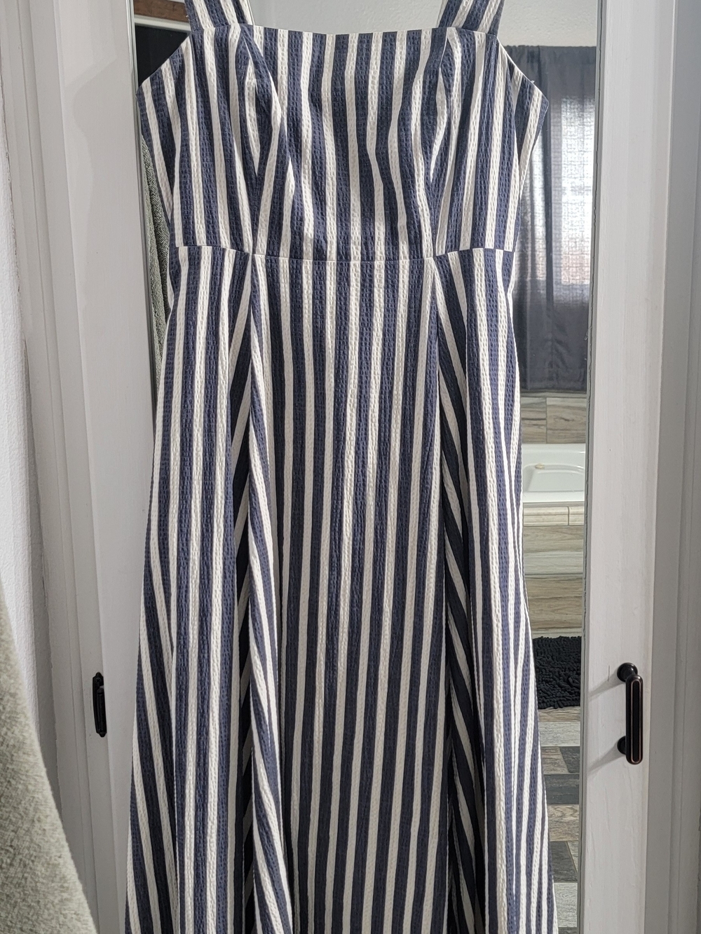 Kate Spade Navy and White Striped Sundress